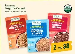 Sprouts Farmers Market Sprouts Organic Cereal offer