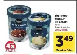 Safeway Signature Select Ice Cream offer