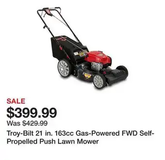Tractor Supply Company Troy-Bilt 21 in. 163cc Gas-Powered FWD Self-Propelled Push Lawn Mower offer