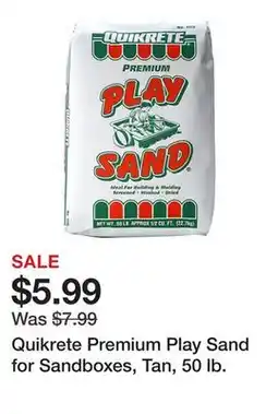 Tractor Supply Company Quikrete Premium Play Sand for Sandboxes, Tan, 50 lb offer