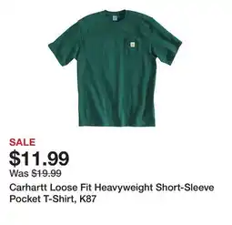 Tractor Supply Company Carhartt Loose Fit Heavyweight Short-Sleeve Pocket T-Shirt, K87 offer
