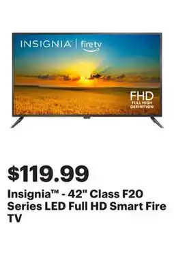 Best Buy Insignia - 42 Class F20 Series LED Full HD Smart Fire TV offer