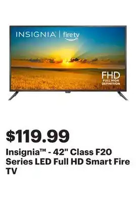 Best Buy Insignia - 42 Class F20 Series LED Full HD Smart Fire TV offer
