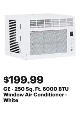 Best Buy GE - 250 Sq. Ft. 6000 BTU Window Air Conditioner - White offer