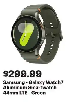 Best Buy Samsung - Galaxy Watch7 Aluminum Smartwatch 44mm LTE - Green offer