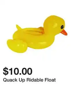 Five Below Quack Up Ridable Float offer