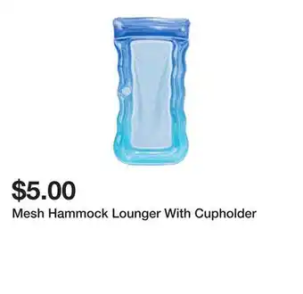 Five Below Mesh Hammock Lounger With Cupholder offer