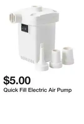 Five Below Quick Fill Electric Air Pump offer