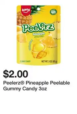 Five Below Peelerz Pineapple Peelable Gummy Candy 3oz offer