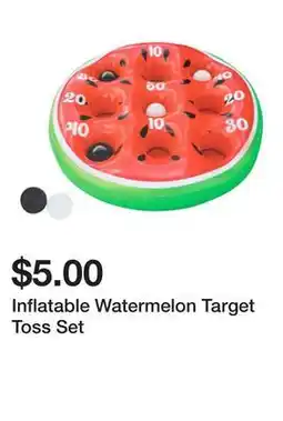 Five Below Inflatable Watermelon Target Toss Set offer