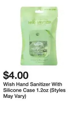 Five Below Wish Hand Sanitizer With Silicone Case 1.2oz (Styles May Vary) offer