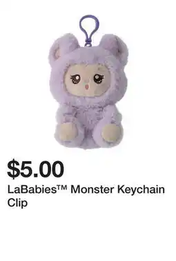 Five Below LaBabies Monster Keychain Clip offer
