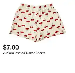 Five Below Juniors Printed Boxer Shorts offer