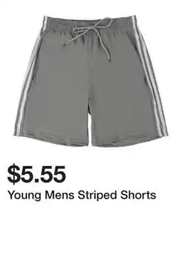 Five Below Young Mens Striped Shorts offer