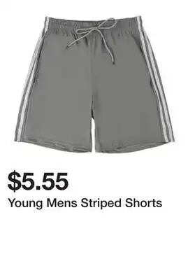 Five Below Young Mens Striped Shorts offer