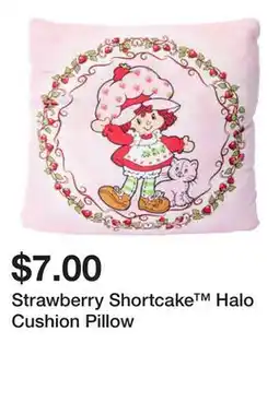 Five Below Strawberry Shortcake Halo Cushion Pillow offer