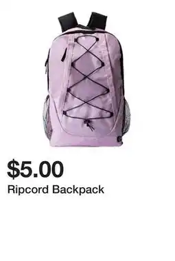 Five Below Ripcord Backpack offer