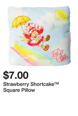 Five Below Strawberry Shortcake Square Pillow offer