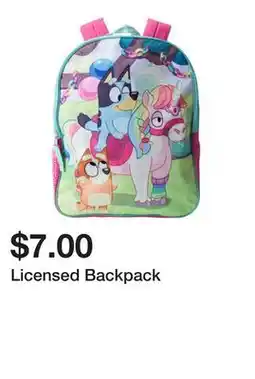 Five Below Licensed Backpack offer