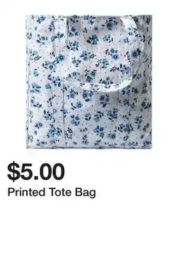 Five Below Printed Tote Bag offer