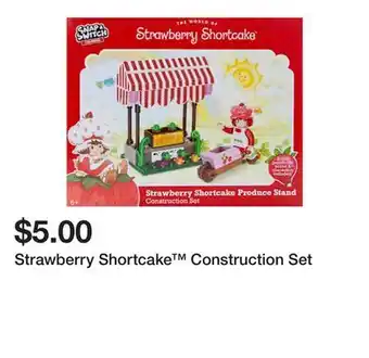 Five Below Strawberry Shortcake Construction Set offer