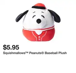 Five Below Squishmallows Peanuts Baseball Plush offer