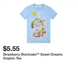 Five Below Strawberry Shortcake Sweet Dreams Graphic Tee offer