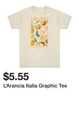 Five Below L'Arancia Italia Graphic Tee offer