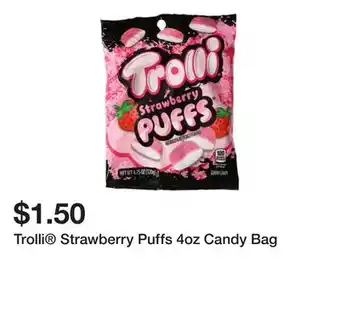 Five Below Trolli Strawberry Puffs 4oz Candy Bag offer