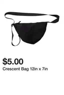 Five Below Crescent Bag 12in x 7in offer