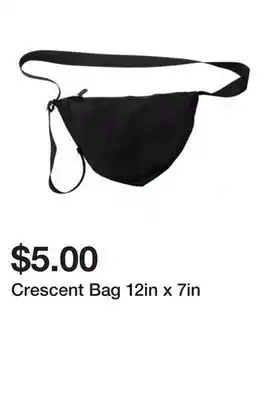 Five Below Crescent Bag 12in x 7in offer