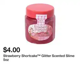 Five Below Strawberry Shortcake Glitter Scented Slime 5oz offer
