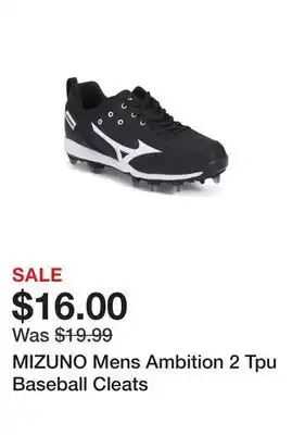 Marshalls MIZUNO Mens Ambition 2 Tpu Baseball Cleats offer