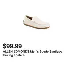 Marshalls ALLEN EDMONDS Men's Suede Santiago Driving Loafers offer