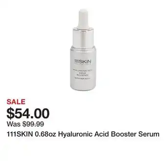 Marshalls 111SKIN 0.68oz Hyaluronic Acid Booster Serum offer