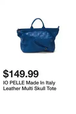 Marshalls IO PELLE Made In Italy Leather Multi Skull Tote offer