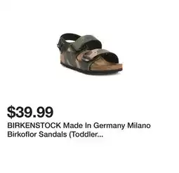 Marshalls BIRKENSTOCK Made In Germany Milano Birkoflor Sandals (Toddler Little Kid) offer