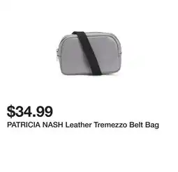 Marshalls PATRICIA NASH Leather Tremezzo Belt Bag offer