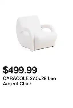 Marshalls CARACOLE 27.5x29 Leo Accent Chair offer