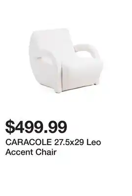 Marshalls CARACOLE 27.5x29 Leo Accent Chair offer