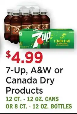 Heinen's 7-Up, A & W or Canada Dry Products offer