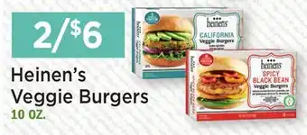 Heinen's Heinen's Veggie Burgers offer