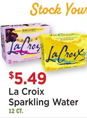 Heinen's La Croix Sparkling Water offer