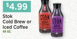 Heinen's Stok Cold Brew or Iced Coffee offer