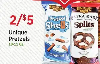 Heinen's Unique Pretzels offer