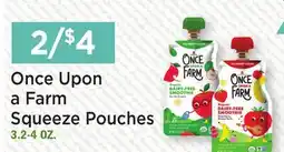 Heinen's Once Upon a Farm Squeeze Pouches offer