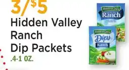 Heinen's Hidden Valley Ranch Dip Packets offer
