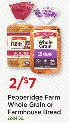 Heinen's Pepperidge Farm Whole Grain or Farmhouse Bread offer