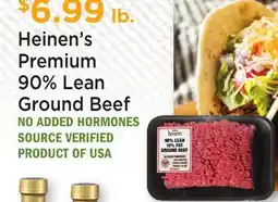 Heinen's Heinen's Premium 90% Lean Ground Beef offer