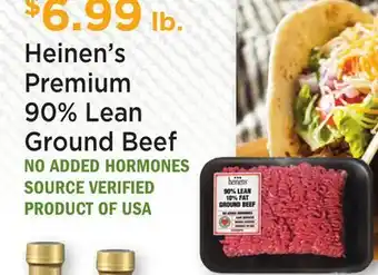 Heinen's Heinen's Premium 90% Lean Ground Beef offer